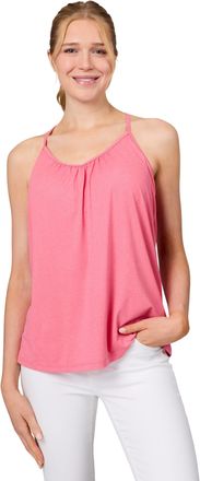 Free Country Womens Microtech Chill B Cool V-Neck Cami Top with Built-In Bra