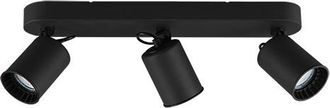 Trio Plaf&oacute;n 3 Focos Gu10 Orientables Pago Nero Trio Lighting