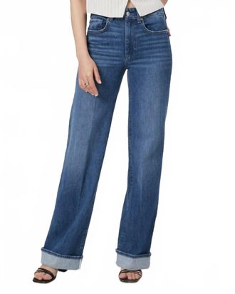 Paige Sasha Wide Cuff Jean In Nadira