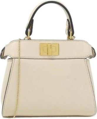 Fendi Pre-owned Mini Bags, female, White, Size: ONE SIZE Pre-owned Mini Bag