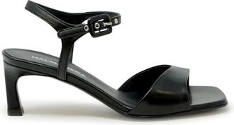 Halmanera Schoenen, Dames, Zwart, 39 EU, Leer, Tami 08 Baron Sandalen