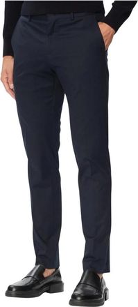 HUGO BOSS Genius Broeken - Heren - Slim Fit Broeken - Blauw - 2XL - Katoen - Broeken