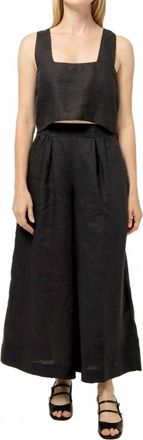 Bel Kazan Larkin Sleeveless Top In Black