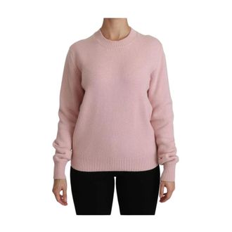 Dolce & Gabbana Maglione Girocollo in Cashmere - - Knitwear - Donna - Rosa - S