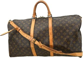 Louis Vuitton Pre-owned Weekend Bags, female, Brown, Size: ONE SIZE Pre-owned Keepall 45 Travel Bag