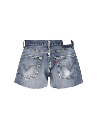 Re/Done Womens Jeans Blue Cotton
