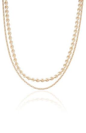 Ettika Mixed Layers Necklace in Mixed Metal at Nordstrom Rack