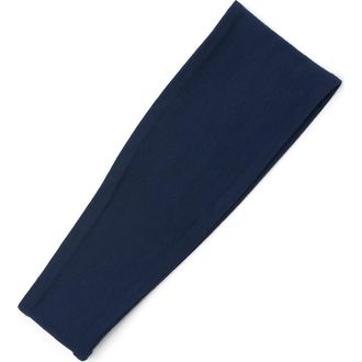 Naked Wardrobe Butter Knit Headband in Navy Blue at Nordstrom
