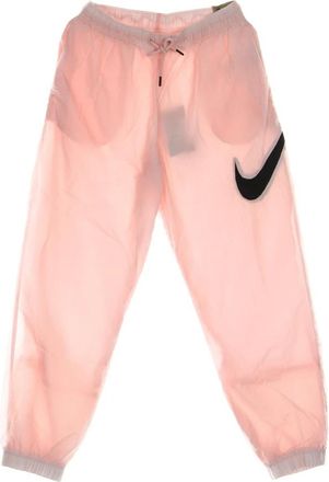 Nike Essenti&euml;le Geweven Broek in Atmosfeer/Zwart - Dames - Trainingsbroeken - Roze - L - Nylon - Fitness