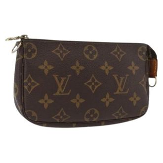 Louis Vuitton Pre-owned Mini Bags, female, Brown, Size: ONE SIZE Pre-owned Mini Pouch