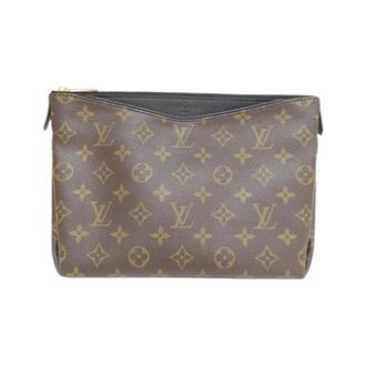 Louis Vuitton Pre-owned Clutches, female, Brown, Size: ONE SIZE Pre-owned Vintage Canvas Pouch