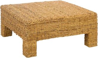 Safavieh Couture Donovan Abaca Square Coffee Table
