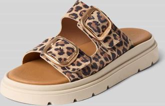 Tamaris Tamaris Wedges aus echtem Leder in Beige, Gr&ouml;&szlig;e 36