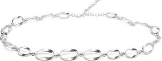 Mango Chain Belt in Silver at Nordstrom, Size Medium