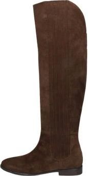 Stefano Lauran Over-knee Laarzen - Dames - Schoenen - Bruin - Maat: 39 EU Su&egrave;de