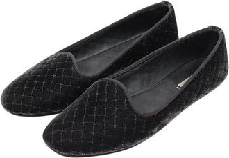 Bottega Veneta Quilted Velvet Gondoliera Flats Size 37