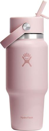 Hydro Flask 24-Ounce Wide Mouth Travel Bottle with Flex Straw Cap in Trillium at Nordstrom