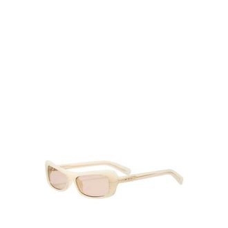 Jacquemus Sunglasses, female, White, Size: 55 MM Capri Sunglasses