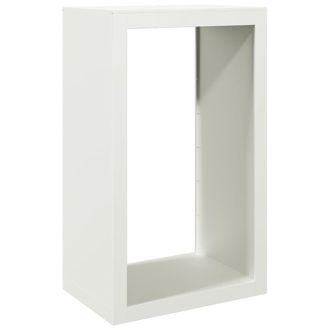 vidaXL Le&ntilde;ero De Acero Blanco 60x40x100 Cm Vidaxl