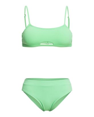 Roxy Bandeau-Bikini ROXY Color Jam, Damen, Gr. XS, Cup B, gr&uuml;n (absinthe gr&uuml;n), Obermaterial: 93% Nylon, 7% Elasthan;, Bikini-Sets Bandeau-Bikini