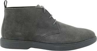 Geox U Spherica Boot - Heren - Veterlaarzen - Grijs - 46 EU - Leer - Schoenen