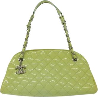 Chanel Pre-owned Shoulder Bags, female, Green, Size: ONE SIZE Pre-owned Vintage Shoulder Bag