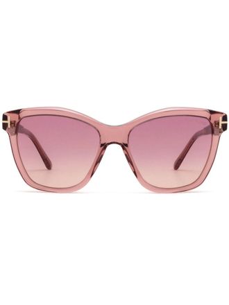 Tom Ford Eyewear Lucia sunglasses - women - Acetate - One Size - Pink
