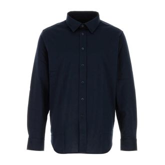 Brioni Casual Shirts, male, Blue, Size: XL Crewneck T-shirt