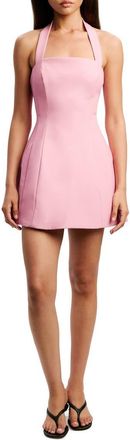Bardot Nevelle Hourglass Halter Minidress in Candy Pink at Nordstrom, Size 10