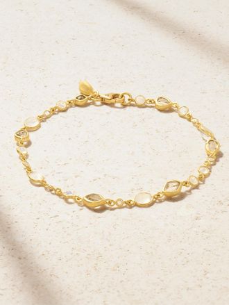 Pippa Small Cavigliera In Oro 18 Carati Con Pietre - Multicolore