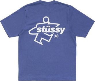 St&uuml;ssy Surf Size T-Shirt Pigment Dyed Indigo 1905180-INDI
