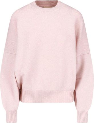 Khaite Cashmere Knit Sweater with Ribbed Details
