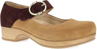 Dansko Bonny Mary Jane Clog in Tan/Mulberry at Nordstrom, Size 10.5-11Us