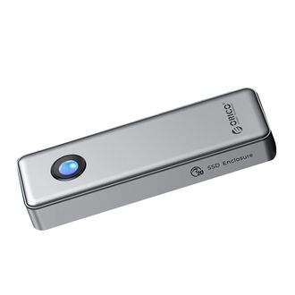 OEM Carcasa Para Disco Oum2-g20 M.2 Nvme Usb-c De 20 Gb/s - Plateada