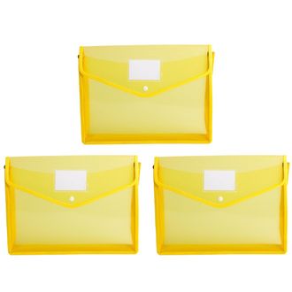 OEM Juego De Bolsas De Pl&aacute;stico Para Documentos, Espec&iacute;ficas Para Escuelas, Bolsa Multifuncional Impermeable Para Guardar Documentos, Cierre A Presi&oacute;n, Ma