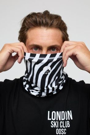 OOSC Neckwarmer - Hotel California Zebra Print in Black And White Zebra Pattern at Nordstrom