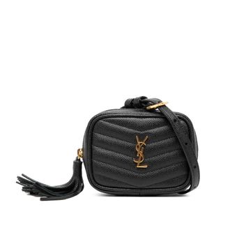 Saint Laurent Pre-owned Saint Laurent Baby Matelasse Grain De Poudre Monogram Lou Camera Bag Ladies I2NNW0UD8WEMM7BU