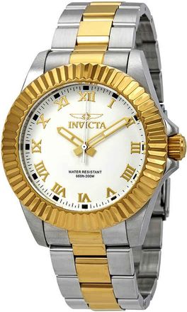 Invicta Pro Diver White Dial Two-tone Mens Watch 16740