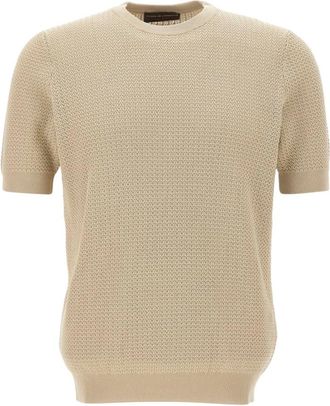 FILIPPO DE LAURENTIIS Heren, Truien, Beige, Maat: L