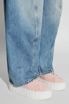 Versace Platform Sports Shoes, Womens, Pink