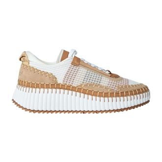 Chlo&eacute; Schoenen, Dames, Veelkleurig, 41 EU, Leer, Nama Sneakers