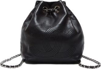 Chanel Borsa a secchiello CC anni 90 - Nero