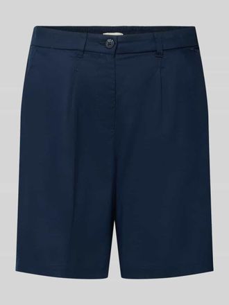 Tom Tailor Regular Fit Bermudas aus Lyocell in Marine, Gr&ouml;&szlig;e 34