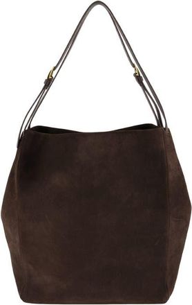 Vince Josie Large Suede Tote in Cacao at Nordstrom