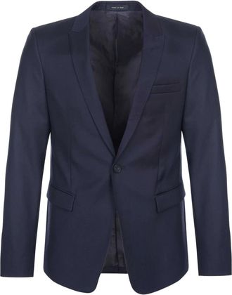 Armani Klassieke Blazer - Heren - Pakken - Blauw - Maat: L
