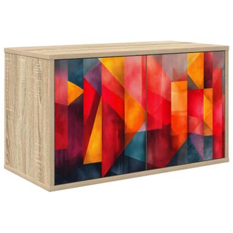 vidaXL Mobile Tv Da Parete Heesch 69 X 33 X 40 Cm Rovere Sonoma Vidaxl