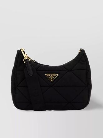 Prada quilted nylon shoulder bag
