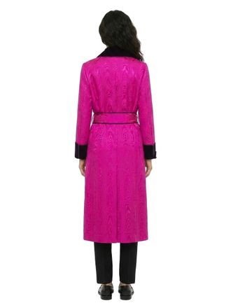 Dolce & Gabbana Womens Pink Polyester Coat Clothing