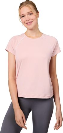 Free Country Womens Microtech Chill B Cool Shirred Crew Top
