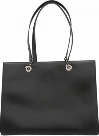 Cartier Black Leather Tote Bag (Pre-Owned)